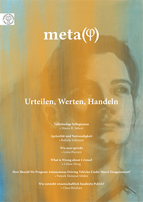 Coverbild der neunten Ausgabe von metaphi.