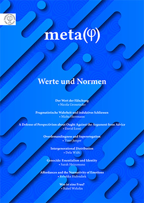 Coverbild der achten Ausgabe von metaphi.