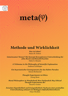 Coverbild der vierten Ausgabe von metaphi.