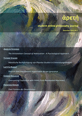 Coverbild der zweiten Ausgabe von arete.