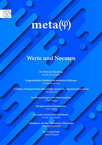 Coverbild der achten Ausgabe von metaphi.