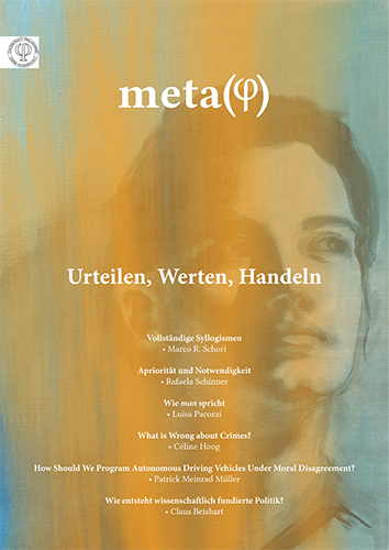 Coverbild der neunten Ausgabe von metaphi.