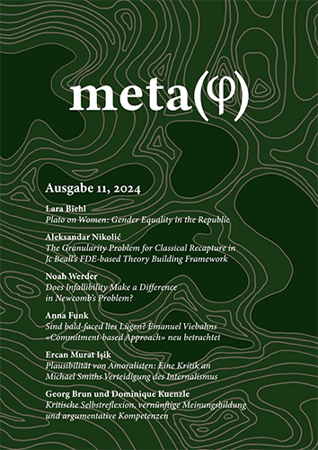 Coverbild der elften Ausgabe von metaphi.