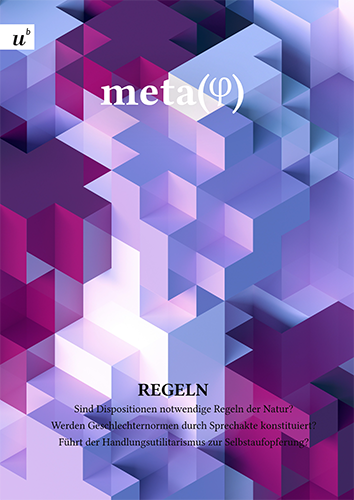 Coverbild der zweiten Ausgabe von metaphi.