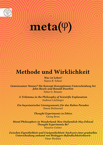 Coverbild der vierten Ausgabe von metaphi.